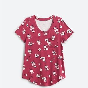 Market and Spruce floral tee